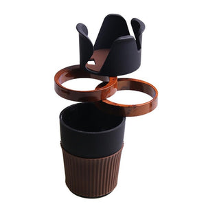 Onever Multifunction Car Phone Cup Drink Card Holder Mount Rotatable Storage Box Car-styling Universal Car Interior Accessories